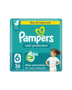 Aloe Vera Taped Diapers Size 6 Mega Pack 36 Count