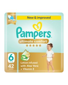 Premium Care Taped Diapers Size 6 Super Saver Pack 42 Count