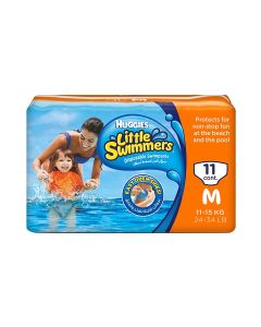 HUGGIES LITTLE SWIMMER, Swim Pants Diaper, Size Medium, 11 Swim Pants