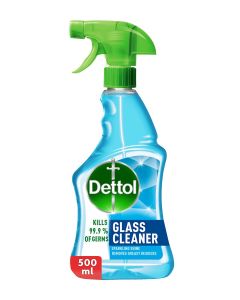 Dettol Glass Cleaner Spray Bottle, 500ml Blue 500ml