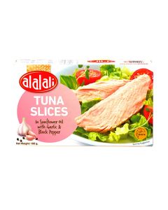 Tuna Slices In Sonflower Oil With Garlic And Black Pepper 100grams