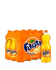 Carbonated Soft Drink Bottles Pet Orange 1Liters Pack of 12