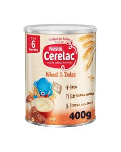Cerelac Infant Cereal Tin With Wheat And Dates 400grams