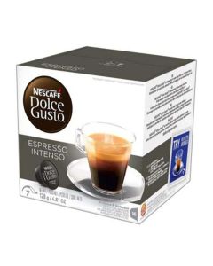 16 Dolce Gusto Espresso Intenso Coffee Capsules 128grams