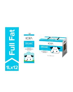 Organic Whole Milk Plain 1Liters Pack of 12