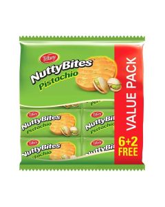 Nutty Bite Pistachio Biscuits 72grams Pack of 8