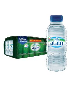 Drinking Water Bottles 200ml Pack of 24