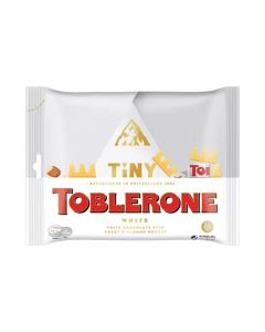 Tiny Swiss White Chocolate Bar With Honey And Almond Nougat Minis Sharing 200grams