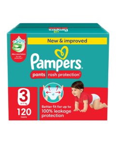 Aloe Vera Pants Diapers Size 3 Mega Box 120 Count