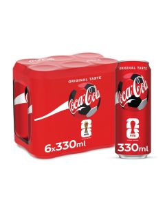 Original Taste Carbonated Soft Drink Can 330ml Pack of 6
