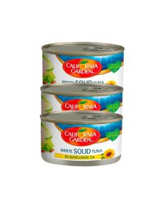 White Solid Tuna In Sunflower 170grams Pack of 3