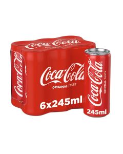 Regular Soft Drink Cans 245ml Pack of 6