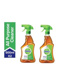 Pack Of 2 Antispectic Liquid Cleaner Green/Brown 2x500ml
