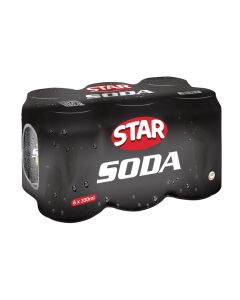 Soda Cans 330ml Pack of 6