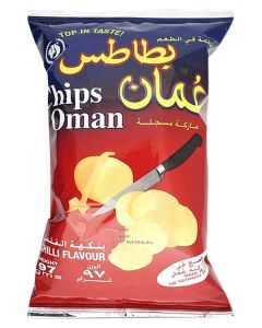 Chilli Flavour Potato Chips 97grams