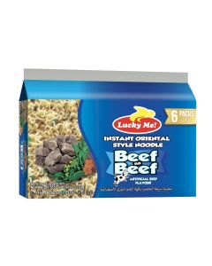 Artificial Beef Mami Instant Noodle Soup 55grams Pack of 6