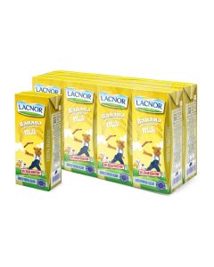 Long Life Milk Banana 180ml Pack of 8