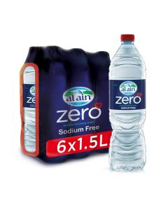 Zero Sodium Free Drinking Water 1.5Liters Pack of 6