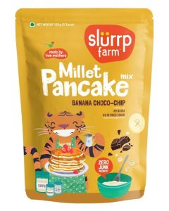 Banana Choco Chip And Supergrains Instant Millet Pancake Mix bananas 150grams