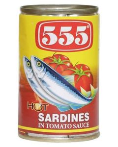 Hot Sardine In Tomato Sauce 155grams