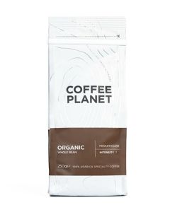 Organic Whole Beans Caffeinated Traditional 250grams