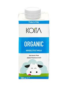 Organic Whole Fat Milk Plain 200ml