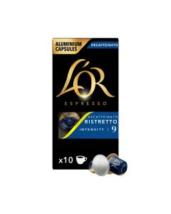 Espresso Decaffeinato Intensity 9 Coffee Capsule Drinks Ristretto 10 Capsules Ristretto 52grams
