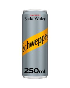 Soda Water Carbonated Drink Can 250ml