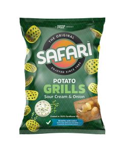 Sour Cream And Onion Flavour Potato Grills 60grams