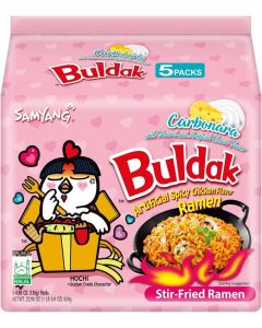 Samyang Buldak Carbonara Ramen 5 Pack 130grams Pack of 5