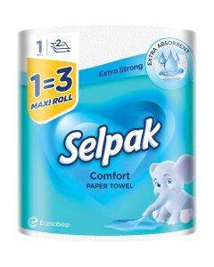 Comfort Kitchen Paper Maxi Towel 270 Sheets x 2Ply 1=3 Roll