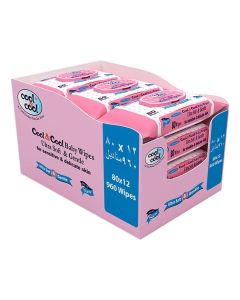 Baby Wipes 80 Sheets Pack Of 12