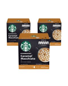 Nescafe Dolce Gusto Coffee Pods Caramel Macchiato 127.8grams Pack of 3