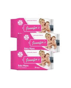 Alcohol-Free Baby Wipes Pack Of 3, 90 Wipes