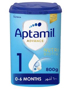 Advance 1 Infant Milk Formula Palm Oil Free 0-6 Months 800grams