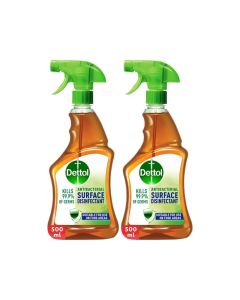 Dettol Surface Disinfectant Spray, 500ml x 2 Multicolour 500ml