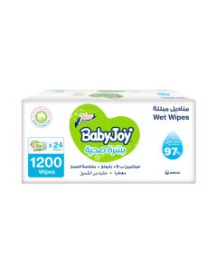 97% Pure Water Healthy Skin Baby Wipes, Pack of 24x50, 1200 Count