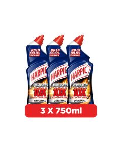 Harpic Original Toilet Cleaner, 750ml x 3 3x750ml