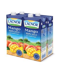 Essentials Mango 100 Percent Juice With No Added Sugar Mango 1Liters Pack of 4