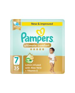Ultimate Comfort Baby Diapers Size 7, 15+Kg, 35 Count