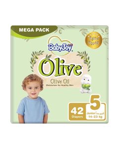Olive Mega Pack Junior Diapers, 14 - 23 Kg, 42 X 2, 84 Count