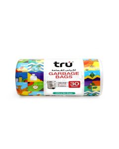 Garbage Bags Roll, White, 6 Gallon, 46x52cm, X-Small (Small bins) - 30 Bags white