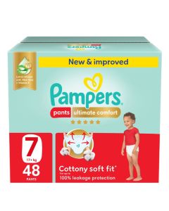Ultimate Comfort Pants Diapers Size 7 17+kg Lotion Infused With Aloe Vera And Vitamin E