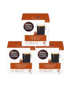 Dolce Gusto Americano Intenso 16 Coffee Capsules 132.8grams Pack of 3 398.4grams Pack of 3