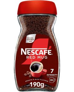 Nescafe Red Mug Instant Coffee Jar 190 Ggrams Single