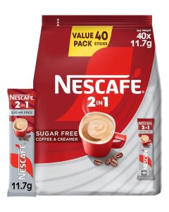 Sugar Free 2in1 Instant Coffee Pouch 11.7grams Pack of 40 468grams Pack of 40