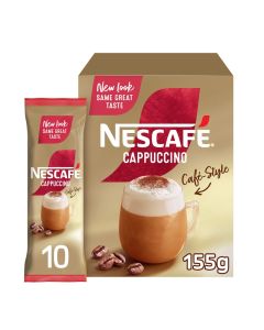 Cappuccino Coffee Mix 10 Sachets 155grams Single