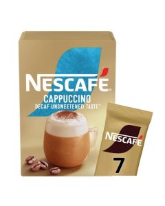 Cappuccino Decaf Unsweetened Coffee Mix 7 Sachets 105grams Pack of 7 105grams Pack of 7