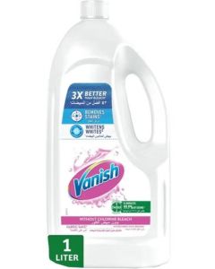 Whites Fabric Stain Remover Liquid 3X Better Chlorine Bleach Free 1Liters