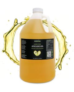 GreenIVe 100% Pure Avocado Oil - Cold Pressed, Non-GMO, Vegan, 1 Gallon